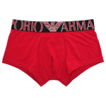 Emporio Armani Medvilniniai Tamprūs Spausdinto Logotipo Bokseriai Vyri&scaron;ki apatiniai Raudoni 111389-1A5161-2174 S