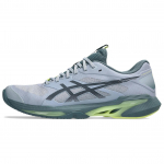 Asics Solution Speed FF 4 Audinys Patogūs Sportiniai Kvėpuojantys Žemi Teniso Batai Vyri&scaron;ki Kedai Pilkai Mėlyni 1041A532-400 41.5