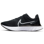 Nike React Infinity Run Flyknit 3 Juodi Balti Moteri&scaron;ki Sportbačiai DD3024-001 36.5