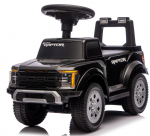 Vaiki&scaron;kas paspiriamasis automobilis Stumiamasis Vaikams Vienerių Metukų Sandėliukas LED Ford Raptor Juodas Sun Baby