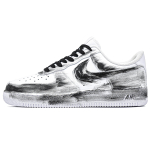 Nike Air Force 1 Gothic Knight Amortizacija Lengvi žemi krep&scaron;inio batai Unisex Juodi Balti CW2288-111(Komanda241-) 41 gray