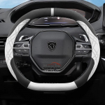Suede odos automobilio vairo užvalkalas Peugeot E Rifter 3008 2008 508 308 208 408 2021 2022 2023 2024 2025 Automobilio priedai
