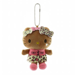 Blizganti kolegijos stiliaus juoda leopardinė pliu&scaron;inė žaislinė lėlė Hello Kitty Kawaii miela mink&scaron;ta kūdikio dovana 12CM-22CM/30g-110g