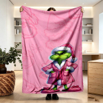Grinčo paveikslėlio pledas - Mink&scaron;tas ir patogus, miegamajam, kelionėms, sofai, namų dekoravimui - Gimtadienio Kalėdų dovana draugui 150cmx180cm