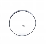 1XMakeup Mirror 3/5/10/15X Didinamasis veidrodis su dviem siurbtukais Kosmetikos įrankis 15X