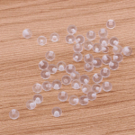 50 Pieces Body Piercing Jewelry Replacement Balls Clear Acrylic 1.2 x 3mm as described