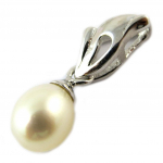 Les Tr&eacute;sors De Lily [E5431] - Pendentif Argent 'Beauty Pearl ' Blanc balta