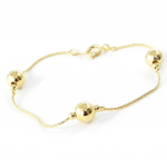 Les Tr&eacute;sors De Lily [F6695] - Bracelet Plaqu&eacute; Or 'Chor&eacute;graphie'