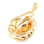 Les Tr&eacute;sors De Lily [G7641] - Pendentif Plaqu&eacute; Or 'Flora' auksas
