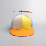 Vasaros Moterys Vyrai Sraigtasparnis Propeleris Beisbolo kepurės Spalvingos spalvingos kepuraitės nuo saulės vaikams Vaikams Reguliuojama Snapback Tėčio kepurė 56-61cm