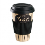 470 ml kavos puodelio lipduko dizaino izoliacinis bambuko pluo&scaron;to suyrantis vandens puodelis kelionėms