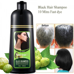 MOKERU Organic Natural Fast Hair Dye Only 5 Minutes Noni Plant Essence Black Hair Color dažų &scaron;ampūnas, skirtas padengti pilkus baltus plaukus