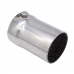 Universalus 45 mm montuojamas motociklo i&scaron;metimo vamzdžio katalizatoriaus duslintuvas priekinio vidurio galo DB duslintuvas, skirtas Akrapovic SC AR pabėgimo varikliui