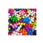 60/100/200 vnt. Lavinantis trimatis ekologi&scaron;kas plytų žaislas Sniego gėlė smegenų žaidimo pramogų žaislas 60pcs