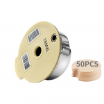 i CafilasUE2223 304 nerūdijančio plieno kavos kapsulės kapsulės užpildo filtro silikoninis dangtelis Bosch Tassimo aparatui 60/180/200/220ml 180ML