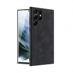 Prabangus itin plonas odinis dėklas, skirtas Samsung Galaxy S22 Ultra S20 Fe S21 Plus 5g S 22 S22ultra A33 A53 A32 A12 A52s A72 for Galaxy S22 juoda