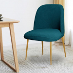 Žema nugarėlė Duckbill kėdės užvalkalas Polar Fleece elastinis audinys valgomojo kėdės užvalkalas Namų makiažas sėdynės užvalkalas Funda Para Silla
