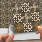 Medžio grūdų tekstūros imitacijos sienų lipdukai plytų imitacija miegamojo apdaila vandeniui atspari lipni plytelė tapetai virtuvės spintelės dekoras 10*10cm*15pcs