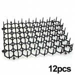 Namų kilimėlis nuo kačių smaigalių Mažas kačių kilimėlis Garden Square Atbaidymo tinklelis katėms 15*20cm juoda