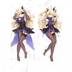 60x180 cm žaidimas Genshin Impact Fischl Dakimakura dvipusis spausdintas pagalvės užvalkalas vyri&scaron;kas Otaku apkabinantis visą kūną pagalvėlės užvalkalas Dovana