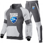 Vyri&scaron;ki &bdquo;Rocket League&ldquo; megztiniai + kelnės, 2 dalių komplektas, laisvalaikio sportinės aprangos gobtuvai, rudens ir žiemos nauji sportiniai kostiumai, kar&scaron;ti S