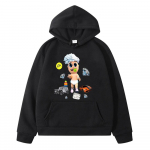 Prekės A4 Lamb Print anime megztinis Rudeninis megztinis y2k sudadera Fleece megztinis Laisva striukė Vlad A4 Hoodies vaiki&scaron;ki drabužiai mergaitėms 130 juoda