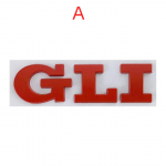 3D metalinės raidės GLI logotipas Galinės bagažinės bagažinės emblemos ženklelio lipdukas, skirtas V/olkswagen V/W lipdukas J/etta MK2 MK4 MK5 MK6 MK7 Automobilių priedai A