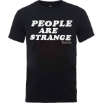 Doors People Are Strange Slim Fit juodi unisex mar&scaron;kinėliai S