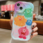 Mielas silikoninis dėklas, skirtas Xiaomi Redmi Note 12 11 10 Pro Vivo V23E V27 V25 Oppo A78 A58 A38 Infinix Hot 30i 40i Funda Ghost Monster Cover Mink&scaron;tas TPU buferis Infinix Hot 10 Play