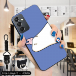 Dažytas modelio telefono dėklas, atsparus smūgiams mink&scaron;tas silikoninis TPU apsauginis telefono dėklas, skirtas Samsung dangteliui Samsung A01