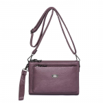 Krep&scaron;ys ant peties Moteri&scaron;ka rankinė Daugiadėžė mobiliojo telefono krep&scaron;ys Piniginė Crossbody Krep&scaron;ys violetinė
