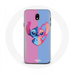 Coque pour Samsung Galaxy S4 Stitch et angel bleu rose