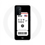 Coque pour Oppo A54 5G Billet d'avion New York