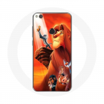 Coque pour Huawei P8 Lite 2017 Le Roi Lion Simba et Mufasa