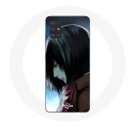 Coque pour Samsung Galaxy A51 Mikasa Ackerman Attaque des Titans Manga Anime