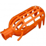 Ne&scaron;iojamasis vaisių rinktuvo įrankis, taupantis sodininkystės ūkio skynimo įrenginį oranžinė