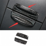 Skirta Toyota Highlander Kluger 2014 2015 2016 2017 2018  ABS Anglies pluo&scaron;to stiliaus porankių dėžutės jungiklio apdailos dangtelis black