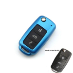 ABS automobilio rakto dėklas, skirtas Volkswagen VW Polo Passat B5 Golf4 5 6 Jetta Tiguan Golf CrossFox Plus Eos Scirocco Beetle balta