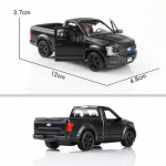 5 colių metalinis automobilis, 2018 m. &bdquo;Ford F150 SVT Raptor&ldquo; pikapo sunkvežimio modeliavimas I&scaron;skirtinis liejimo ir žaislinės transporto priemonės RMZ city 1:36 lydinio modelio dovanos vaikams