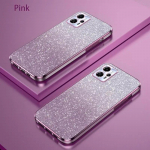 Prabangus gradientinis blizgantis dėklas, skirtas Motorola Moto G13 G23 G53 G73 G72 E32 E20 Power silikoninis galinis dangtelis Moto G13 violetinė
