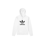 Adidas Originals Trefoil logotipas su kengūros ki&scaron;ene Hoodie Vyri&scaron;ki Vir&scaron;utiniai drabužiai Baltas DU7780 XL