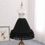 Bustle Lolita Daily Fishbone sijono petne&scaron;os Reguliuojamas A Line Violence sijonas Carmen Petticoat Sijonas Fishbone Sijono petne&scaron;os balta