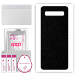 apgo Protective Skin Sticker for the back compatible with TCL 10 SE, Wrap Film, Foil, Vinyl - Pattern Matte Black