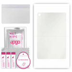 apgo MATTE Protective Skin Sticker for the back compatible with Google Pixel Tablet, Wrap Film, Hydrogel Film, Flexible, Soft TPU with positioning lay