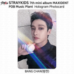 &bdquo;Stray Kids&ldquo; 7-asis mini albumas &bdquo;Maxident POB Photocard Aladin JYP Soundwave MK ifive&ldquo; Bangchan - Music Plant