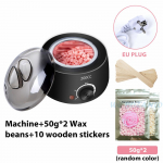 200CC Wax Heater &scaron;ildomas plaukų &scaron;alinimo aparatas rankoms pėdoms kūno SPA epiliatorius parafino va&scaron;ko indelis + va&scaron;ko pupelės + medienos lazdelės