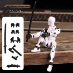 13 sujungtų judančių veiksmo figūrėlių Formos keitimo robotas 3D atspausdintas manekenas personažas Surink žaislus Tėvams ir vaikams Žaidimas Vaikams Dovanos Slėgį mažinantis žaislas