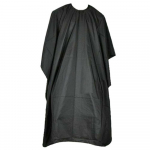 Black Hairdressing Cape Profesionalus plaukų kirpimo salono kirpėjo audinys Apsauginis chalatas Prijuostė Vandeniui atspari kirpimo suknelė plaukų audinys juoda