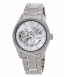 Orient &bdquo;Star Contemporary&ldquo; nerūdijančio plieno karkasas, sidabrinis ciferblatas, automatinis RE-AV0125S00B 100M vyri&scaron;kas laikrodis