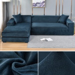 Aksominis sofos užvalkalas svetainei Storas elastingas sofos užvalkalas 1/2/3/4 sėdynės L formos kampinis sofos užvalkalas tamprus sofos užvalkalas 1 Seater 90-140cm
